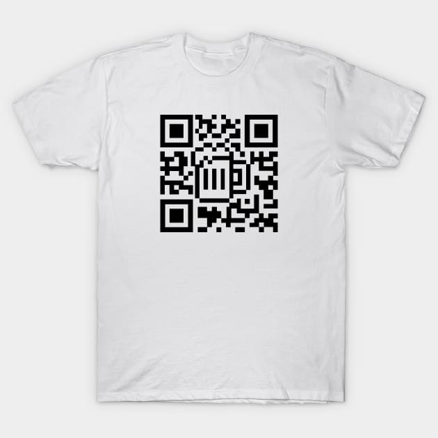 BEER QR T-Shirt by Carlo Betanzos